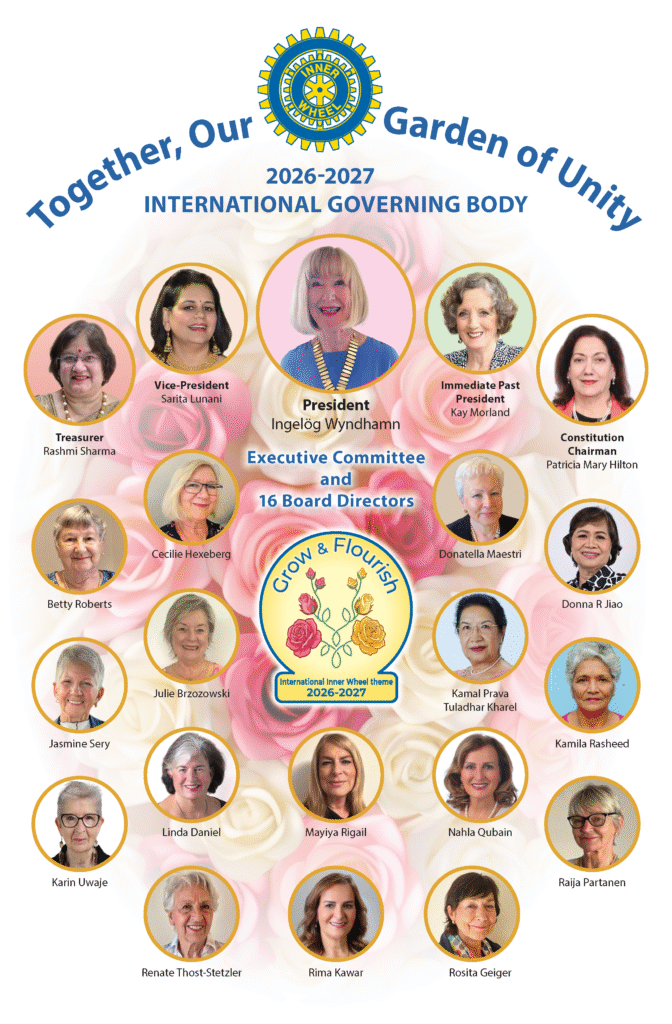 The International Governing Body of International Inner Wheel for the Inner Wheel term 2026-2027.
